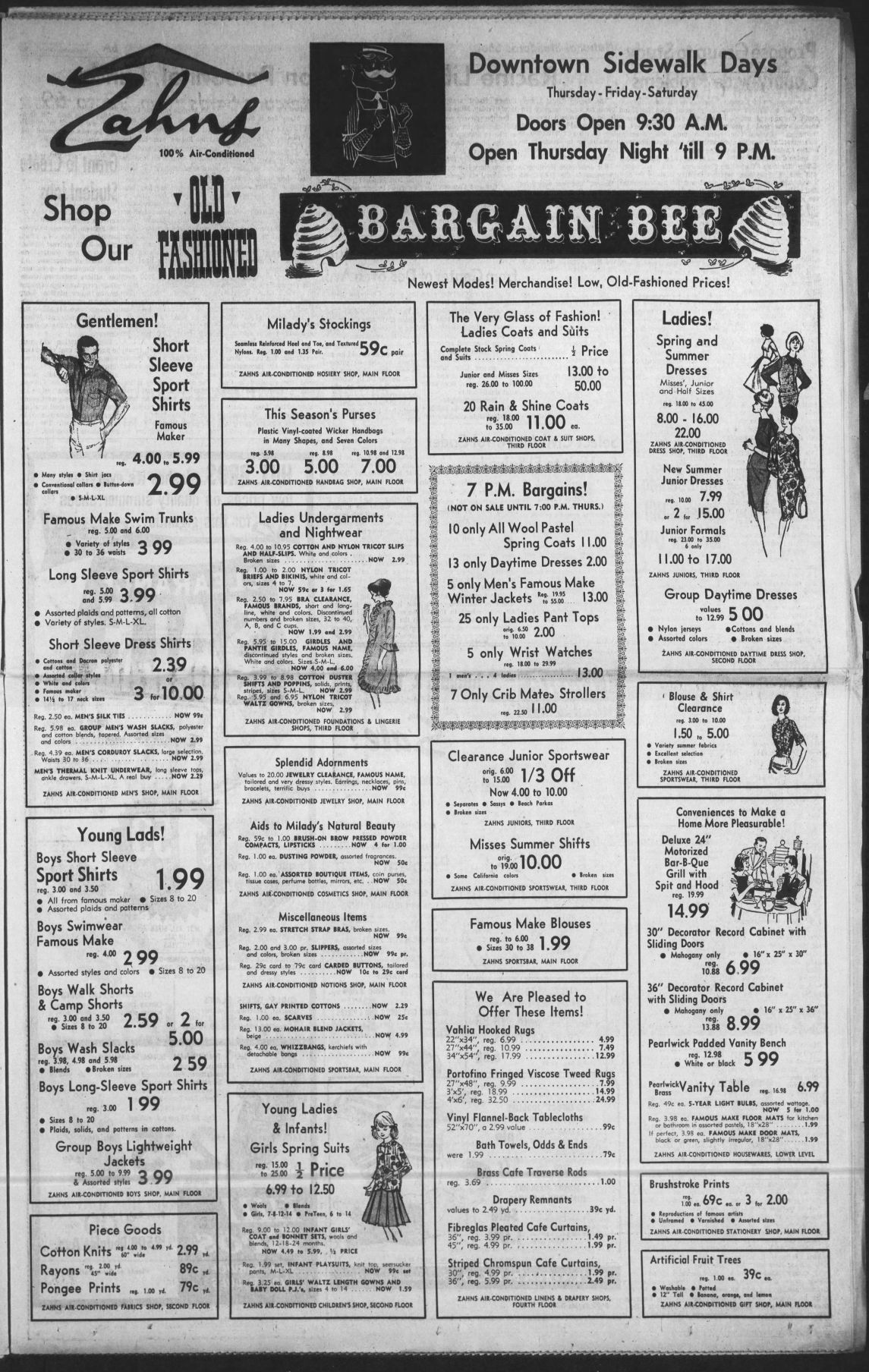 Zahns ad July 14, 1965